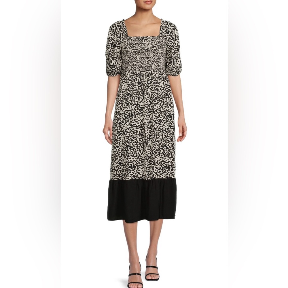 NWT Black and cream dress